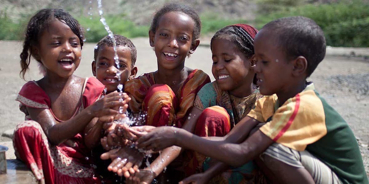 Food relief distribution for children and vulnerable families.